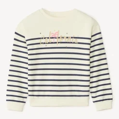 Sweatshirt met streepdessin meisjes