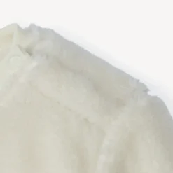 Sweatshirt sherpa met een kerst rendier patch voor babyjongens