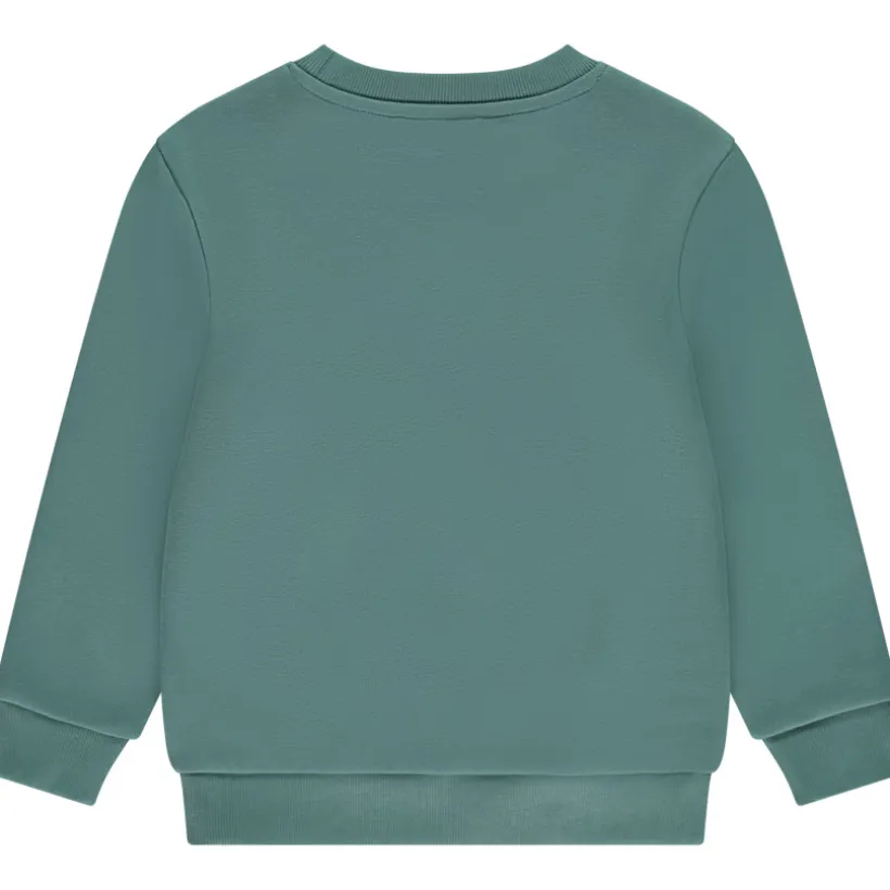 Sweatshirt van effen fleece jongens