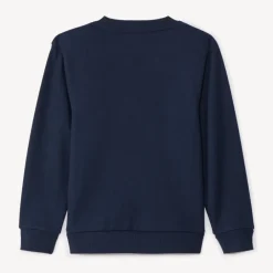 Sweatshirt van effen fleece jongens
