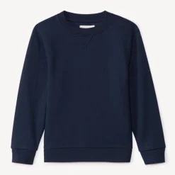 Sweatshirt van effen fleece jongens