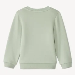 Sweatshirt van fleece met 3D lusjespatches voor babymeisje