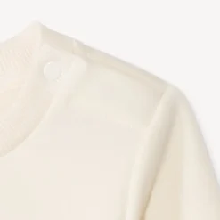 Sweatshirt van fleece met 3D lusjespatches voor babymeisje