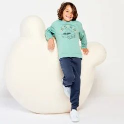 Sweatshirt van fleece met fantasieprint jongens