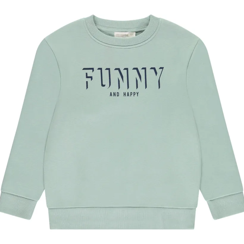 Sweatshirt van fleece met fantasieprint jongens