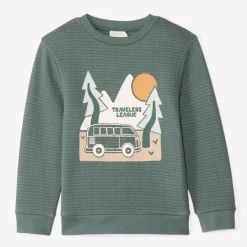 Sweatshirt van fleece met fantasie jongens