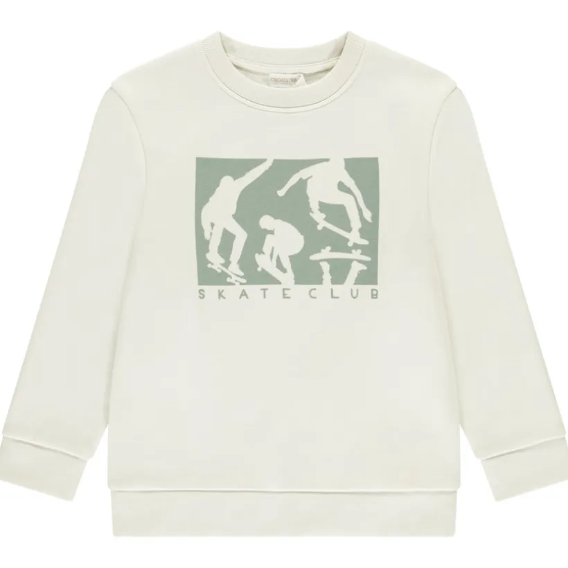 Sweatshirt van fleece met fantasieprint jongens