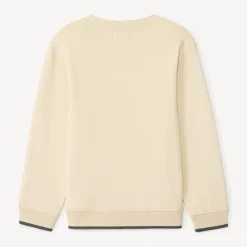 Sweatshirt van fleece met gekleurde lusborduursels jongens