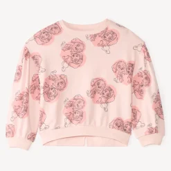 Sweatshirt van fleece met print van Stella en Libert van de Paw Patrol meisjes.