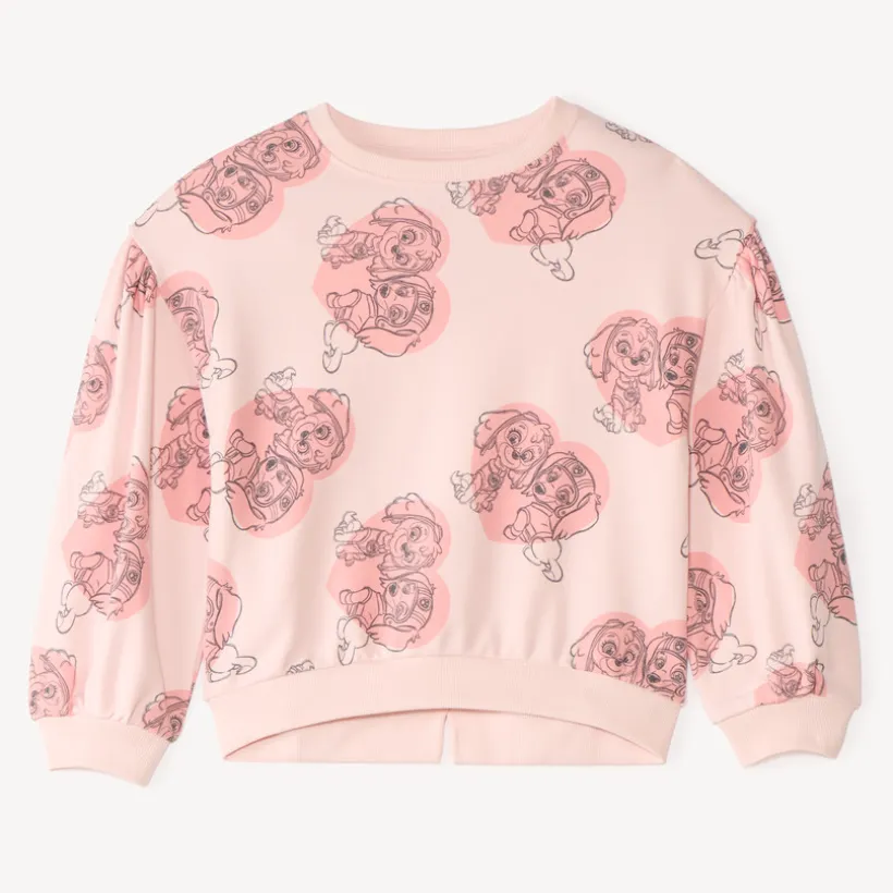 Sweatshirt van fleece met print van Stella en Libert van de Paw Patrol meisjes.