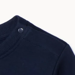 Sweatshirt van fleece met reliëfprint voor babyjongens