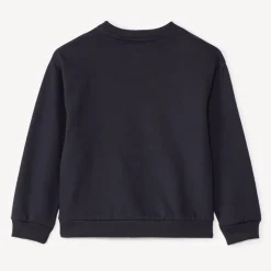 Sweatshirt van fleece zwart met Kuromi-print meisjes