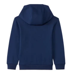 Sweatshirt van geborstelde fleece met 3D-lussenpatch jongens