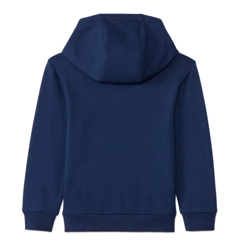 Sweatshirt van geborstelde fleece met 3D-lussenpatch jongens