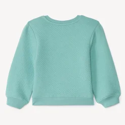 Sweatshirt van gewatteerde fleece met skatemotief voor babyjongen