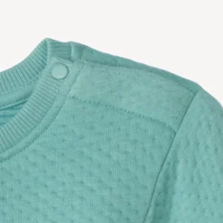 Sweatshirt van gewatteerde fleece met skatemotief voor babyjongen