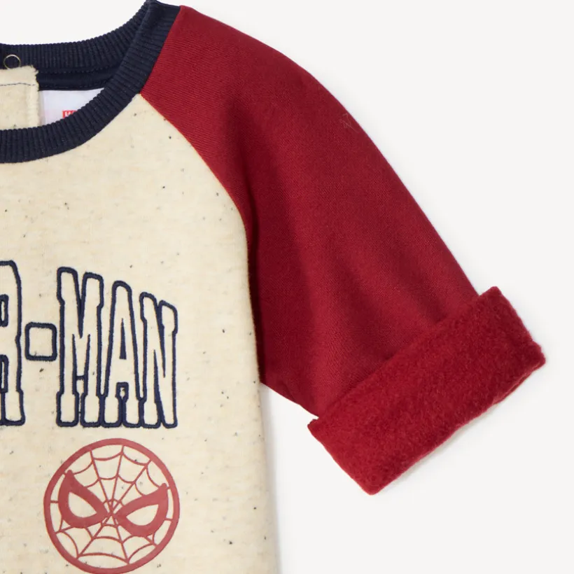 Sweatshirt voor babyjongens met Spider-Man Marvel borduursel