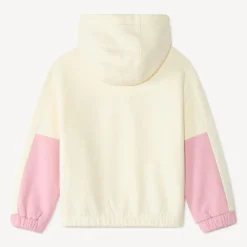 Sweatshirt voor meisjes in colorblock-effect