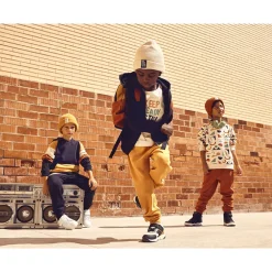 Sweatvest met kap in fleece jongens