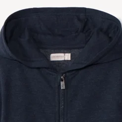 Sweatvest met kap in fleece jongens