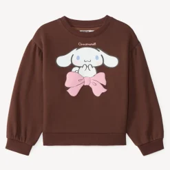 Sweat voor meisjes met Cinnamoroll, Hello Kitty en haar vrienden print.