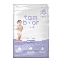 Tamboor Premium luiers Magical Tubes maat T6 XL x18