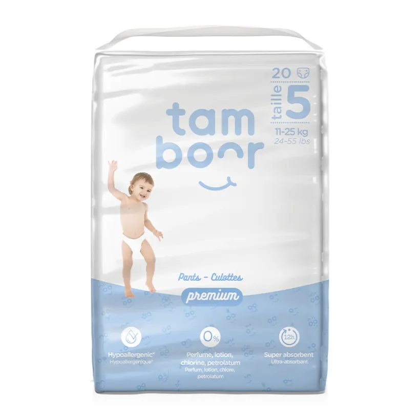 Tamboor Premium Magical Tubes luierbroekje maat T5 junior x20