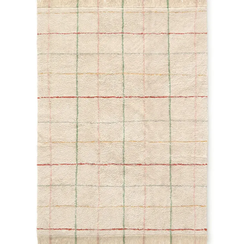 Tapijt katoen wasbaar 90x130cm Color Lines
