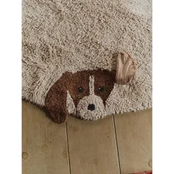 Tapijt katoen wasbaar 140x140cm Dogs