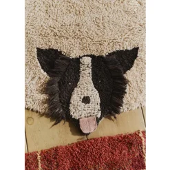 Tapijt katoen wasbaar 140x140cm Dogs