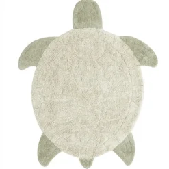 Tapijt voor slaapkamer wasbaar 110x130cm Sea Turtle