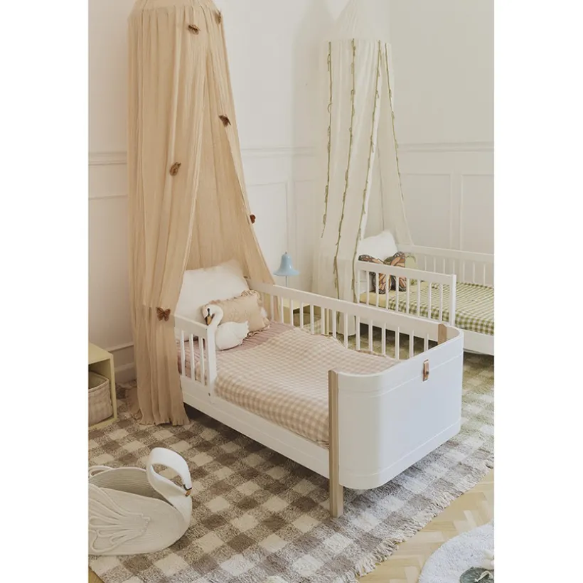 Tapijt wasbaar 90x120cm Vichy Bruin