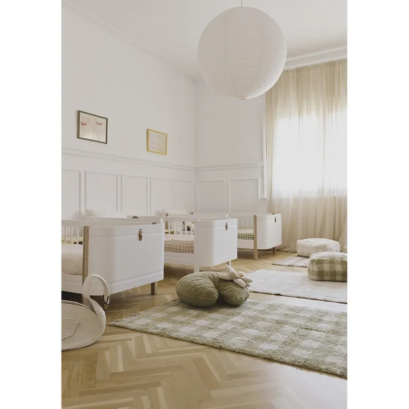 Tapijt wasbaar 90x120cm Vichy Matcha