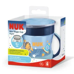 Tasse Mini Magic Cup nuit phosphorescente 160 ml - Bleu