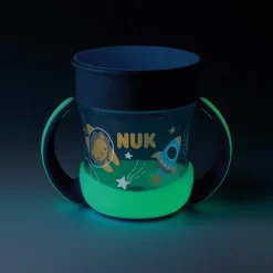 Tasse Mini Magic Cup nuit phosphorescente 160 ml - Bleu