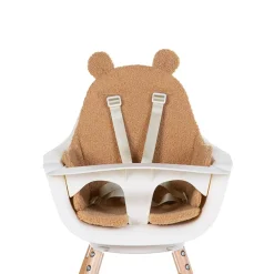 Teddybruinkussen voor hoge stoel Evolu met sherpa lusjes