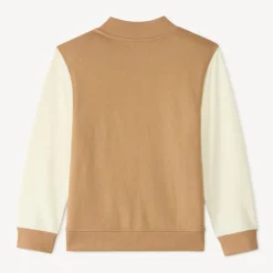 Teddy fleece jack met bouclette patch jongens