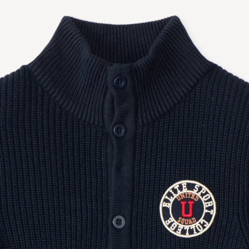 Teddy gebreide vest jongens