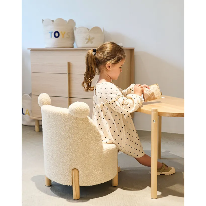 Teddy kinderstoel ecru naturel vanaf 18 maanden