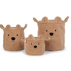 teddyopslagmand beige 30 x 30 x 30 cm