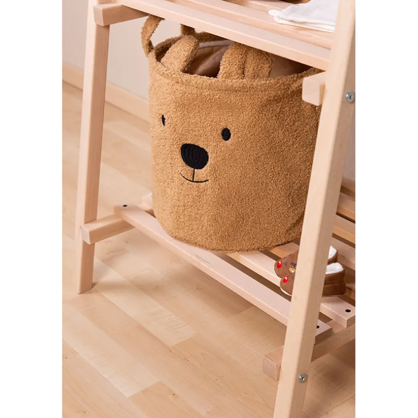 teddyopslagmand beige 30 x 30 x 30 cm