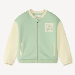 Teddy stijl vest van fleece met fantasie borduursel meisjes