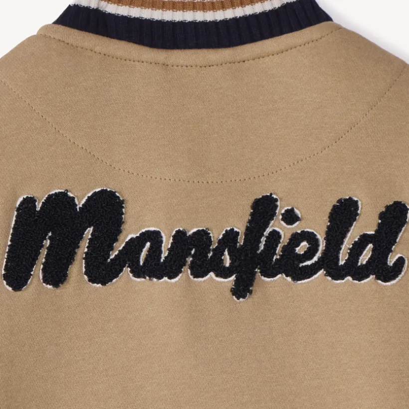 Teddyvest in fleece met American footballmotief jongens