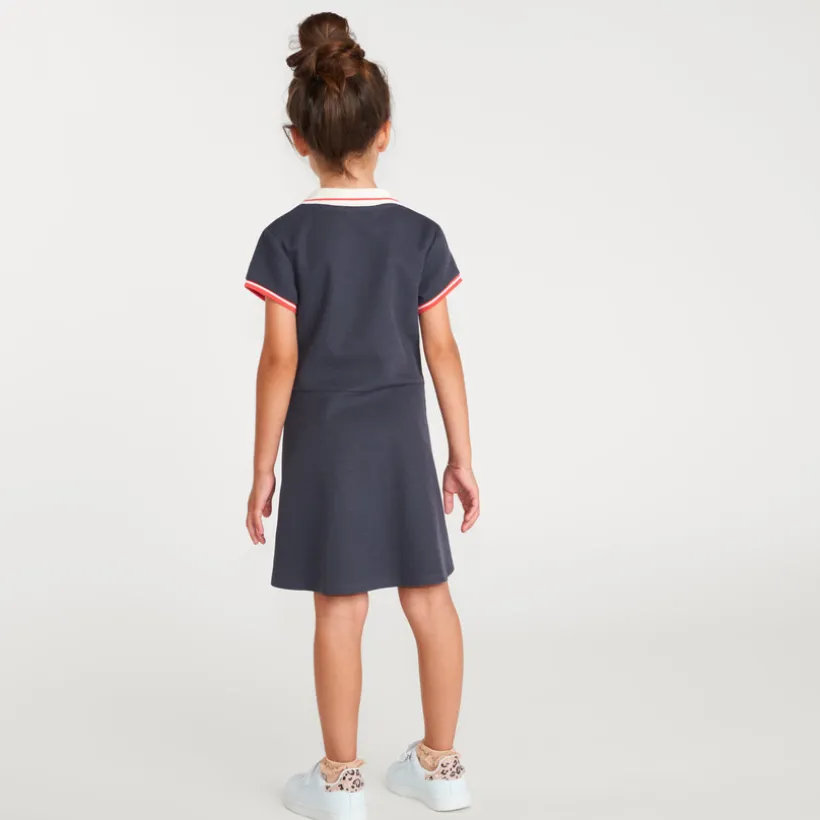 Tennisjurk voor meisjes met korte mouwen en Hello Kitty borduursel