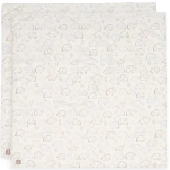 Tetra doek Large - 115x115 cm - Elephant Tales - 2 stks