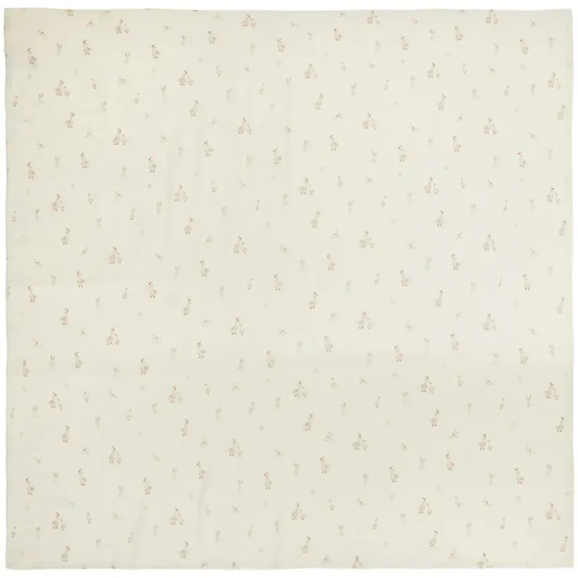 Tetradoek 110 x 110 cm Dear Goose Ecru