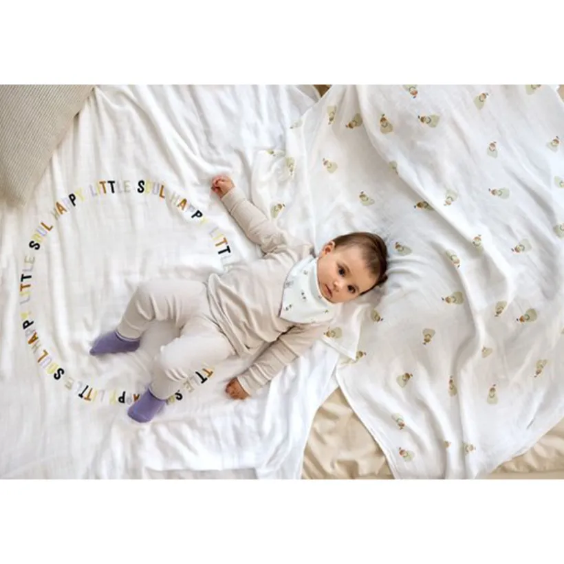 Tetradoek 120x120cm Happy Fruits 2stks Peren