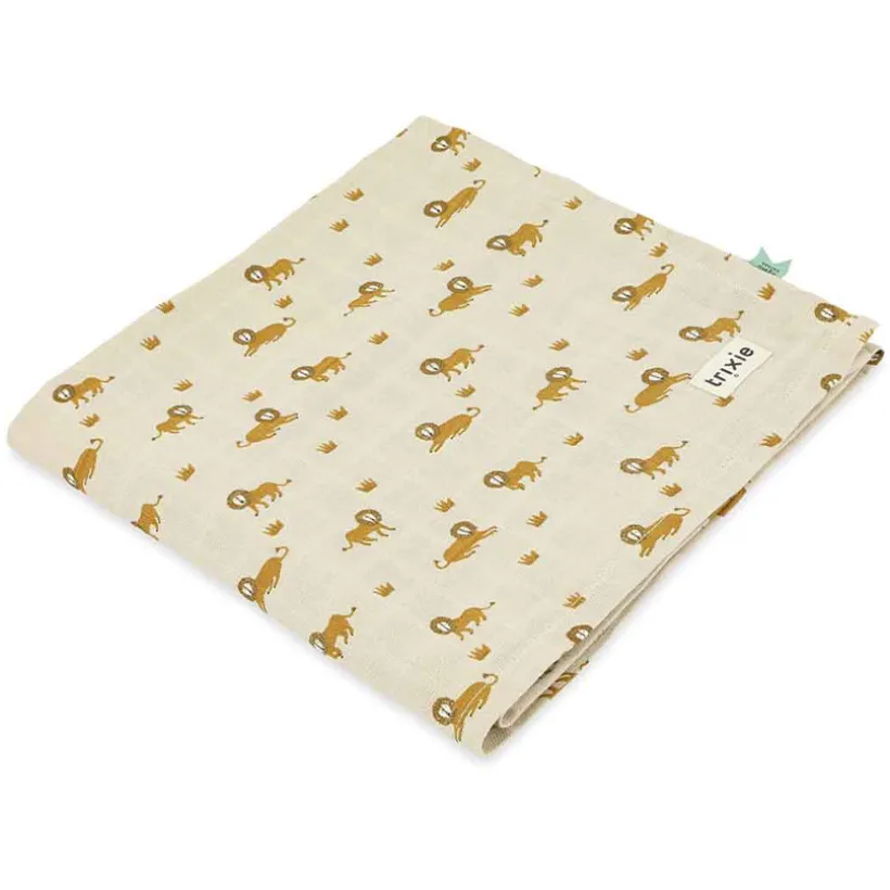 Tetradoek 110x110cm Lively Lion 1stk