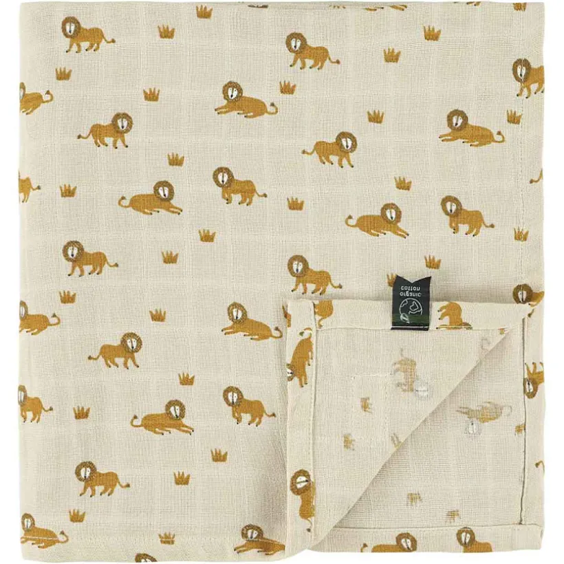 Tetradoek 110x110cm Lively Lion 1stk