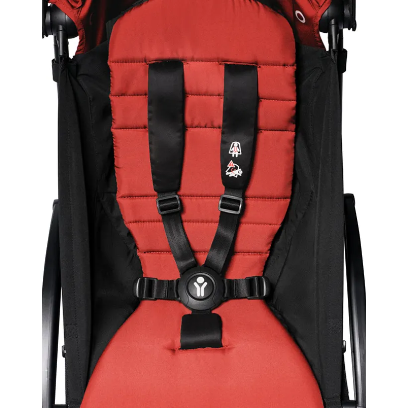 Textielset 6+ voor kinderwagen YOYO - Rood